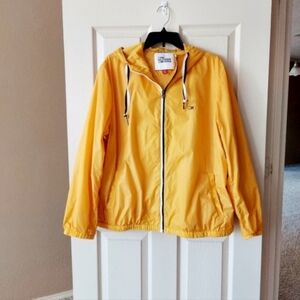 Tommy Hilfiger Women's Windbreaker Jacket In Yellow SZ XL